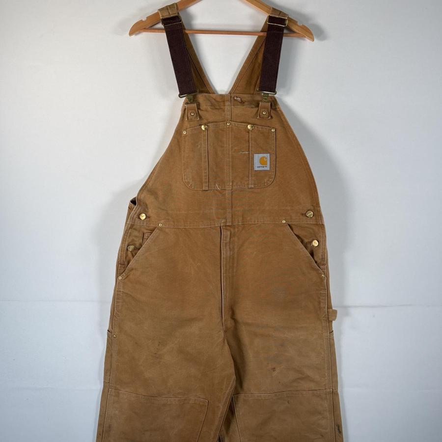 Carhartt（カーハート） 古着 オーバーオール ダック ダブルニー 作業