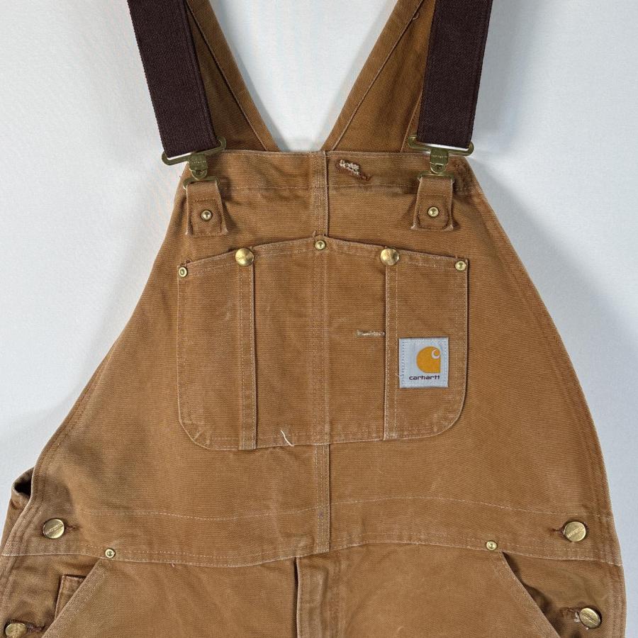 Carhartt（カーハート） 古着 オーバーオール ダック ダブルニー 作業