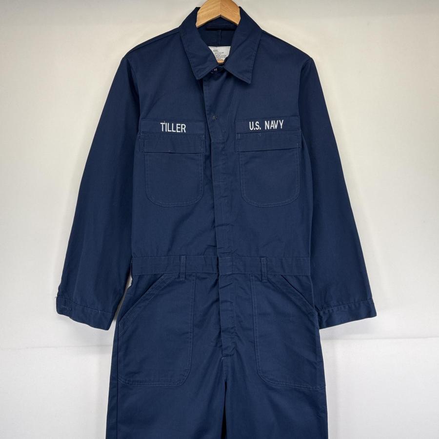 古着 ミリタリー 長袖つなぎ 米軍実物 オールインワン ジャンプスーツ