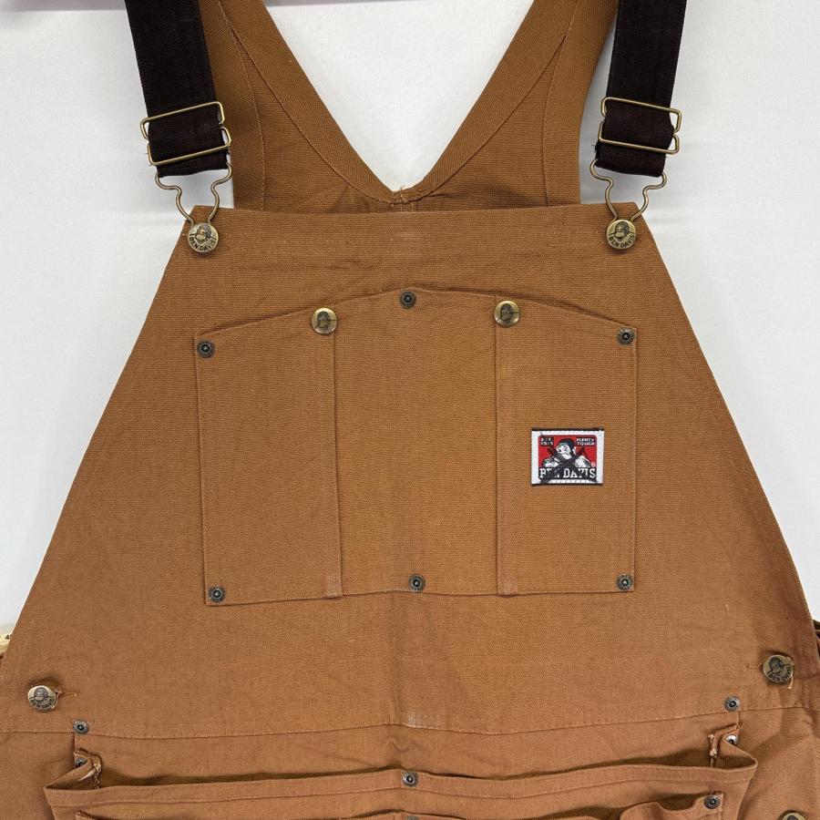 【美品】BEN DAVIS エプロン オーバーオール 希少 ビックサイズ 古着 ベンデイビス BEN DAVIS オーバーオール デッドストック タグ付き