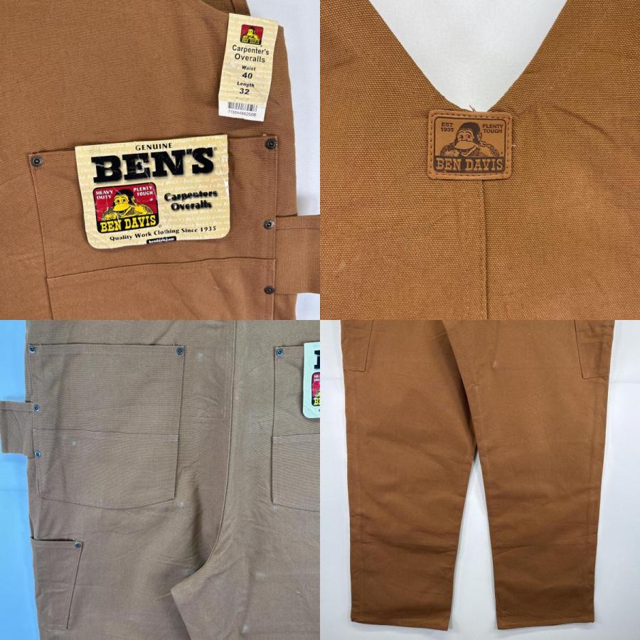 古着 ベンデイビス BEN DAVIS オーバーオール デッドストック タグ付き