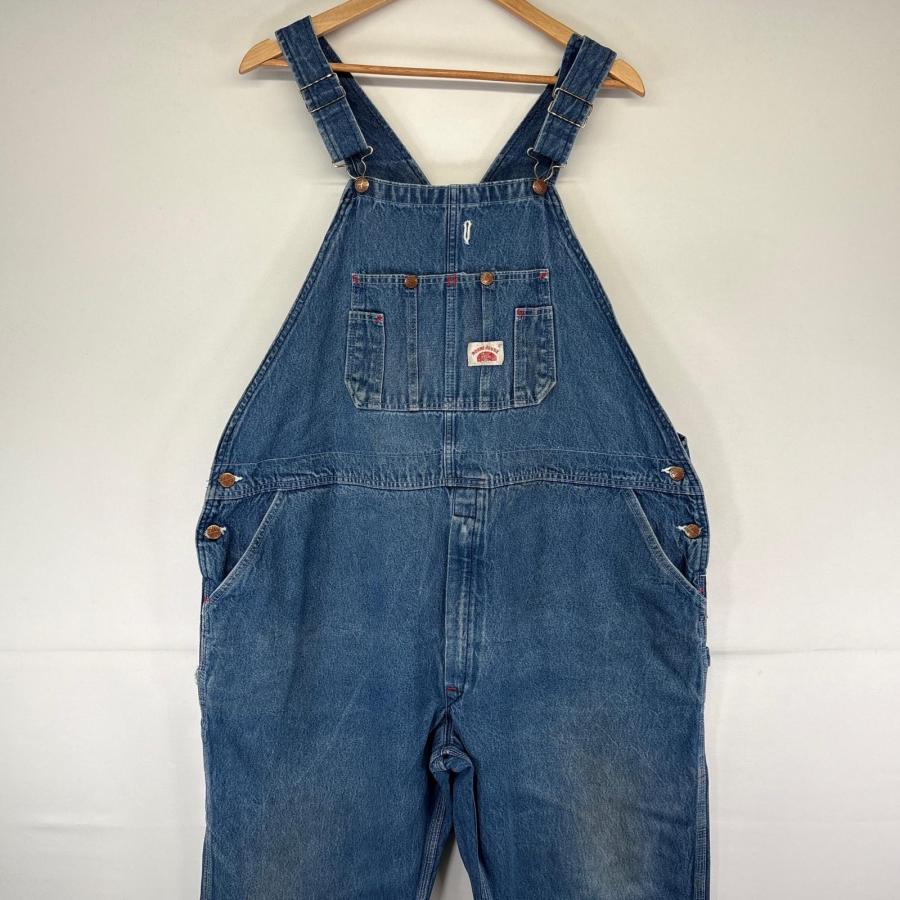 ラウンドハウス 50年代 デニムオーバーオール ヴィンテージ 古着 90's/90年代 ラウンドハウス ROUND HOUSE USA製 オーバーオール