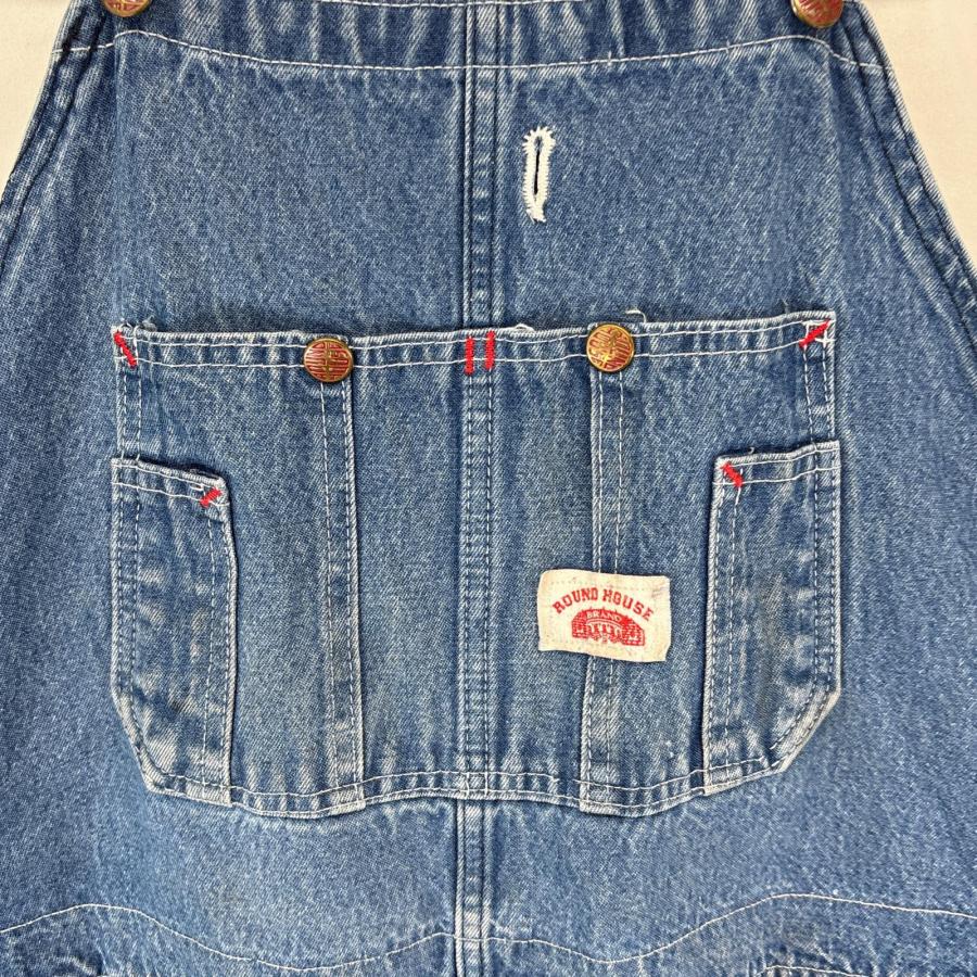 古着 90's/90年代 ラウンドハウス ROUND HOUSE USA製 オーバーオール