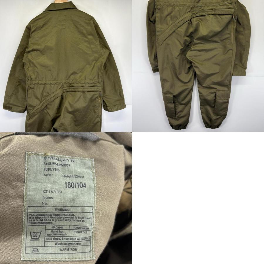 古着 長袖つなぎ イギリス軍 オールインワン ミリタリー 戦闘服
