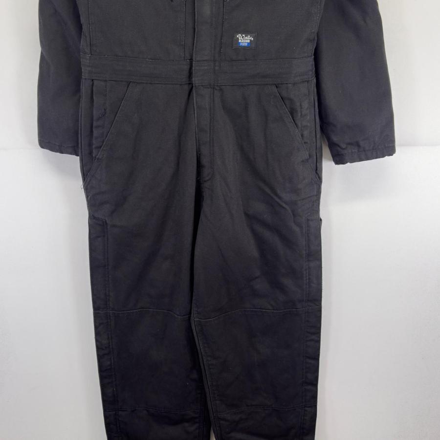 USA古着WALLS WORK WEAR 中綿ツナギ　オールインワンL R 古着 ウォールズ walls 長袖つなぎ ダック オールインワン 中綿 ワン