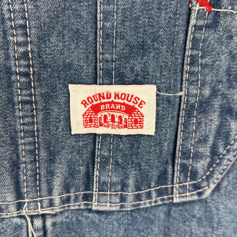 古着 ラウンドハウス ROUND HOUSE USA製 オーバーオール デニム ワン