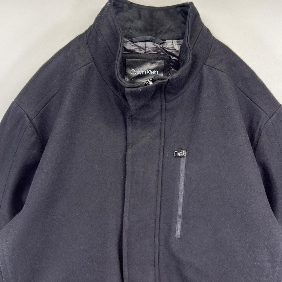 古着 美品 カルバンクライン Calvin Klein ウールコート デッド