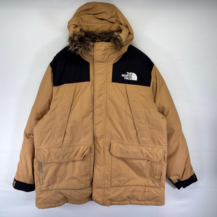 古着 ザ・ノースフェイス THE NORTH FACE ジャケット DRYVENT ダウンジャケット マウンテンジャケット 600fil 2XL  ベージュ系 メンズ THE NORTH FACE（ザ ノースフェイス） 古着 ジャケット DRYVENT ダウン