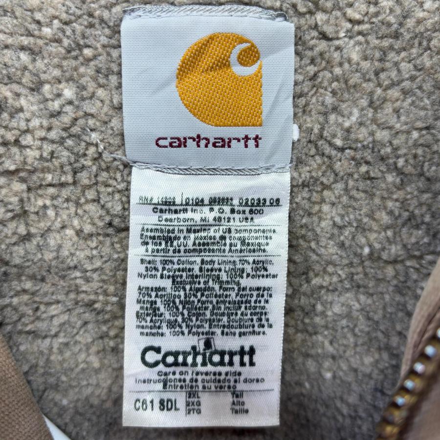 Carhartt（カーハート） 古着 ダック ジャケット フルジップ Sandstone