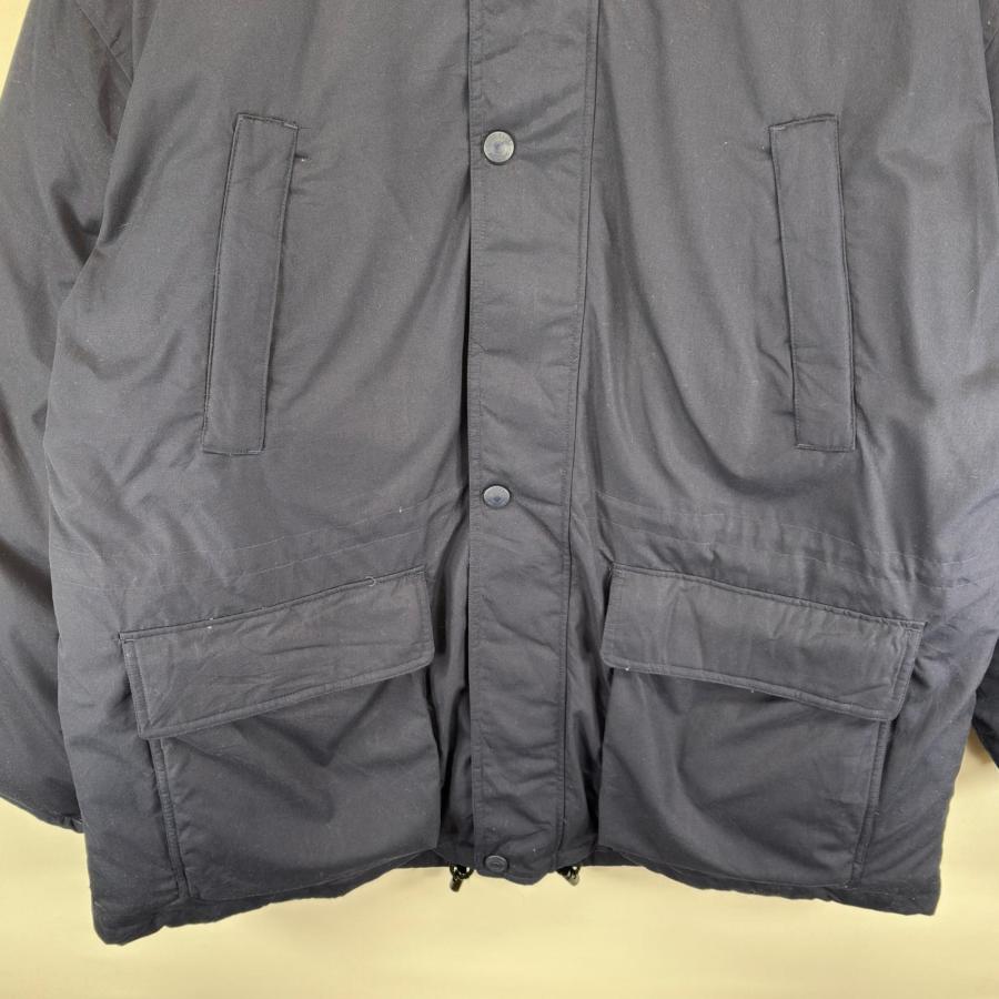 古着 エディー・バウアー Eddie Bauer ジャケット ダウンジャケット フルジップ 大きいサイズ アウトドア 2XL  ネイビー系 メンズ 古着 エディー・バウアー Eddie Bauer ジャケット ダウンジャケット