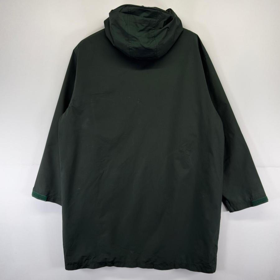 ヴィンテージ L.L.Beanフード付きダークグリーンロングコート L.L.Bean（エルエルビーン） 古着 ジャケット ロングコート レイン