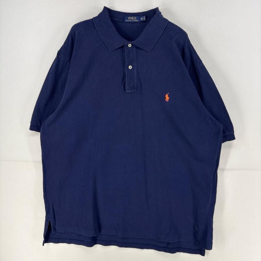 Ralph Lauren ポロシャツ 古着 Lサイズ POLO RALPH LAUREN（ポロ・ラルフローレン） 古着 ポロシャツ 大きい