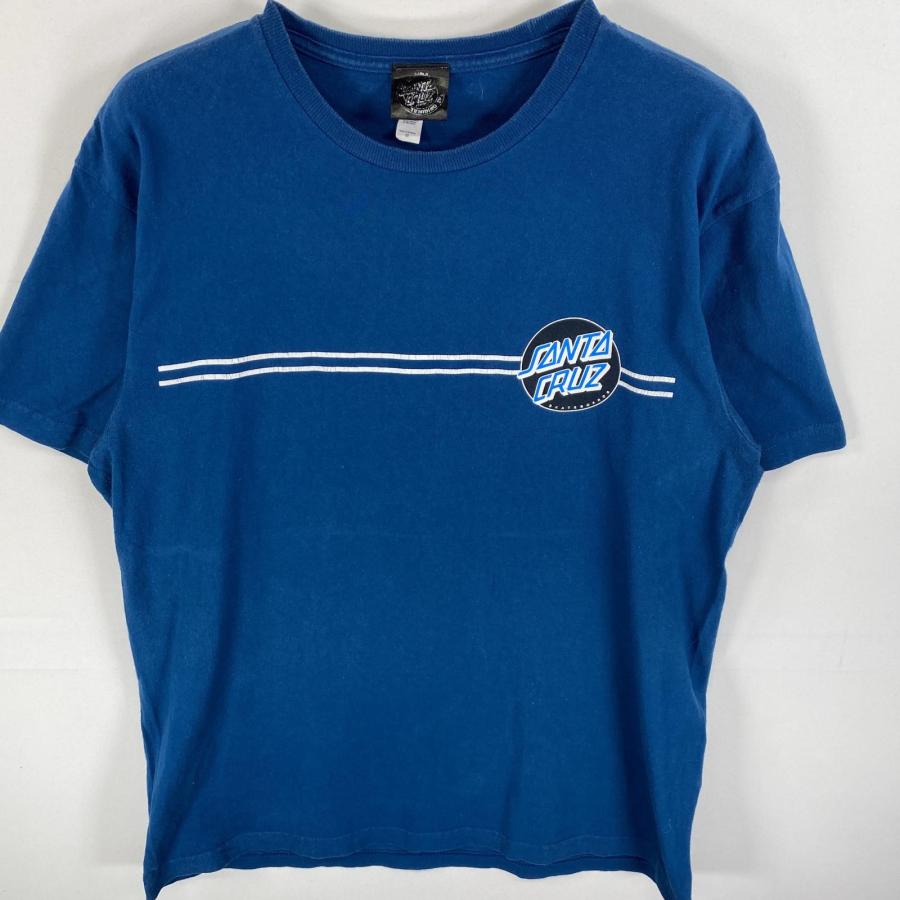古着 サンタクルーズ 半袖Tシャツ ラバープリント ブランドロゴ