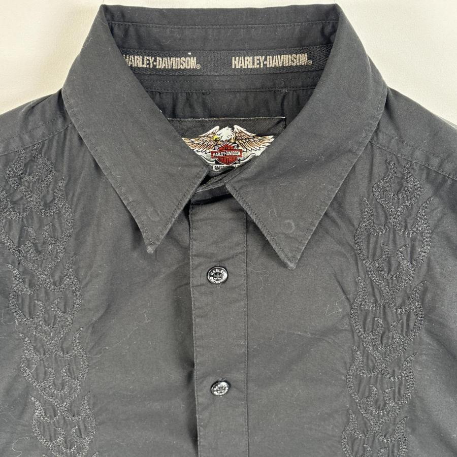 古着 ハーレーダビッドソン HARLEY DAVIDSON 長袖シャツ ボタンダウン