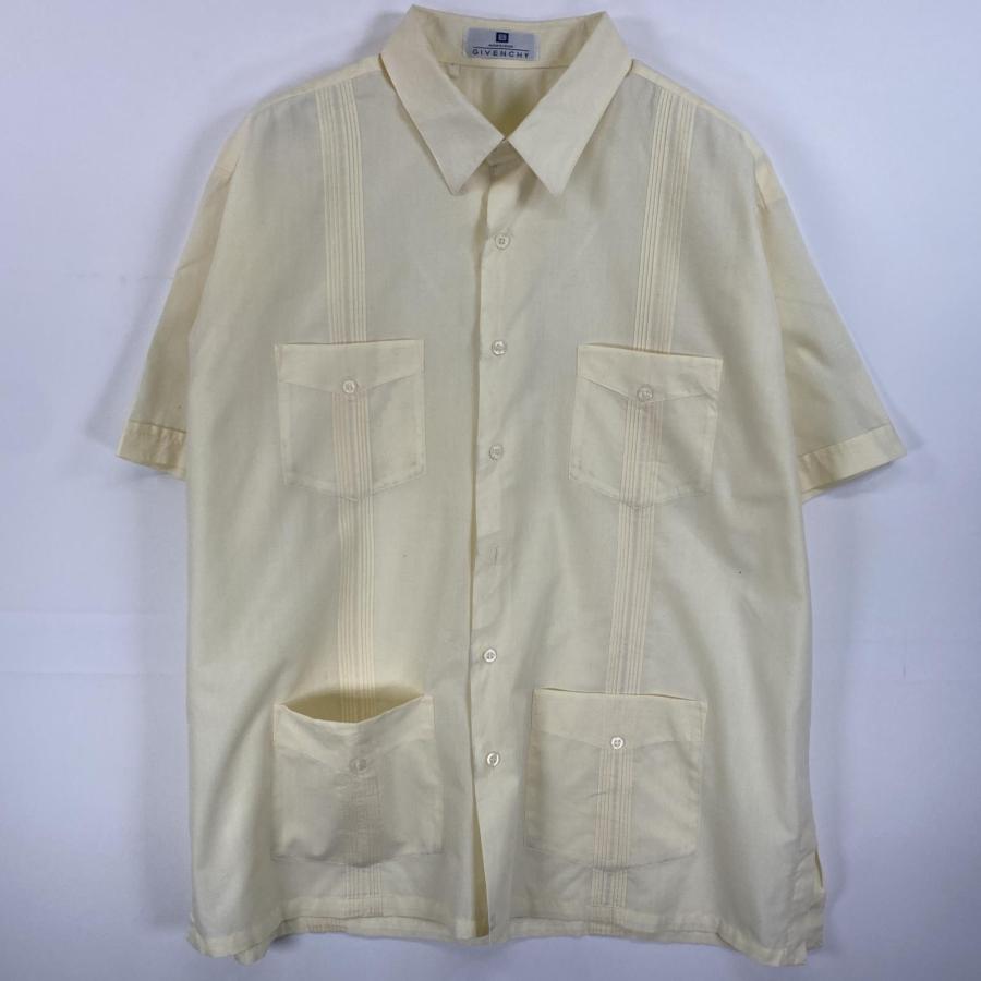 古着 90's/90年代 ジバンシー Givenchy 半袖シャツ キューバシャツ 4つ