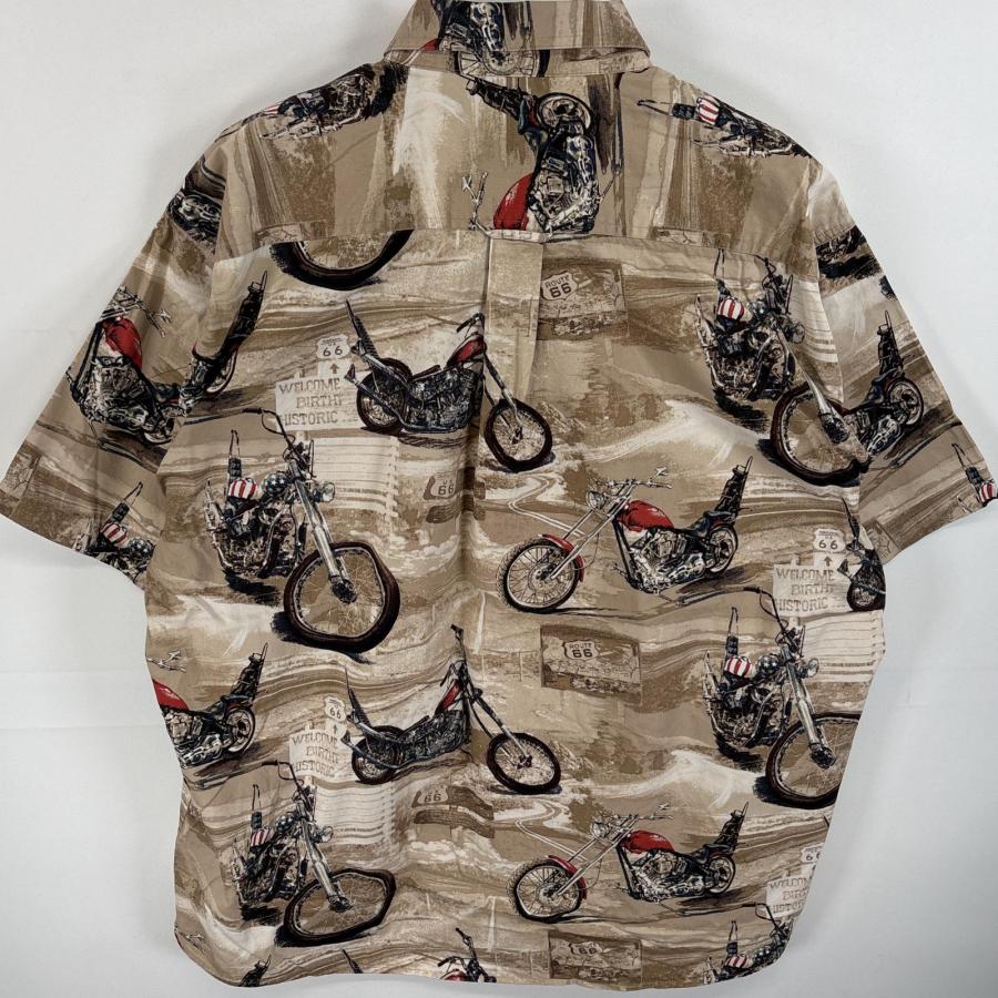 古着 ノースリバー NORTH RIVER 半袖シャツ ボタンダウンシャツ ルート 
