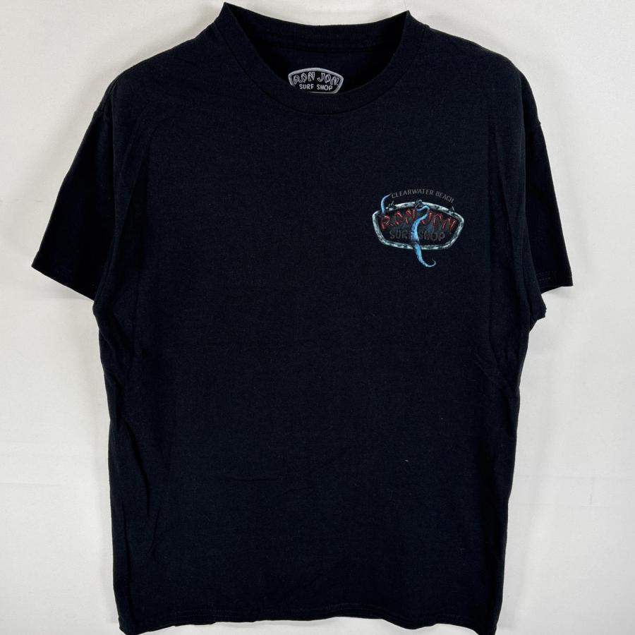 00s RON JON ロンジョン クラーケン プリントTシャツ サーフ 古着 ロンジョン RONJON 半袖Tシャツ ラバー両面プリント クラーケン