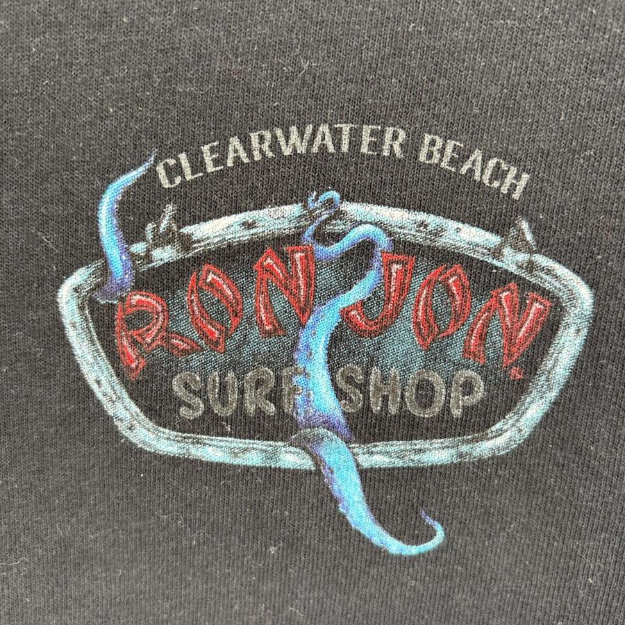 古着 ロンジョン RONJON 半袖Tシャツ ラバー両面プリント クラーケン