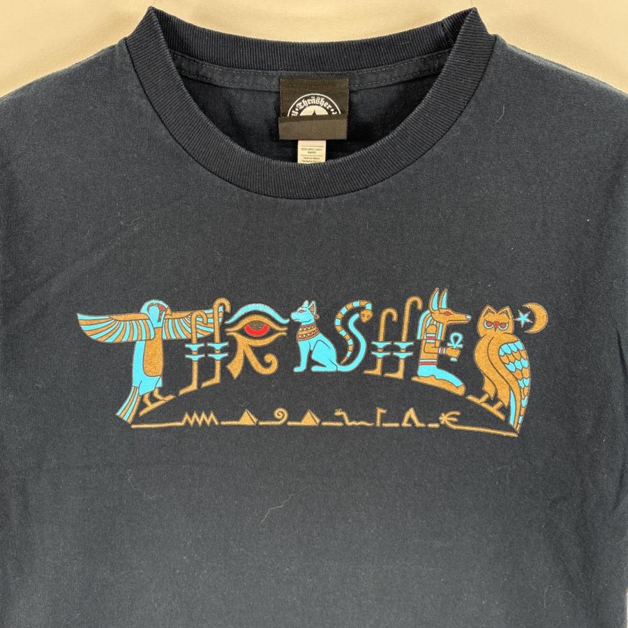 THRASHER（スラッシャー） 古着 半袖Tシャツ 古代文明 ラバーロゴ
