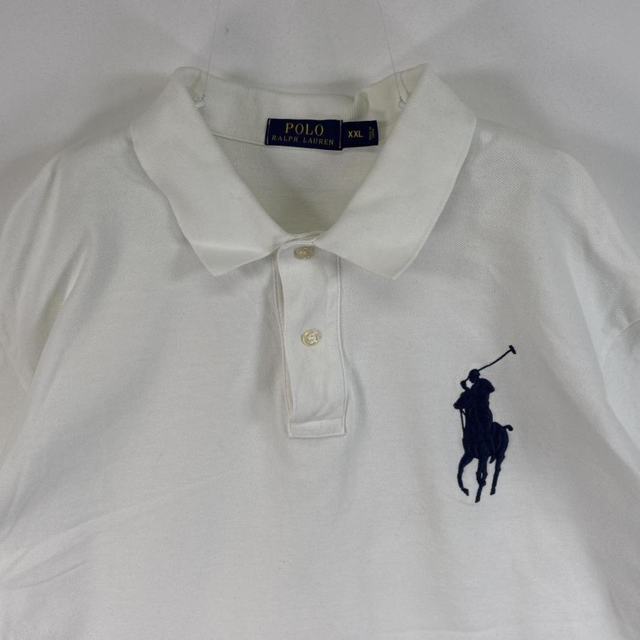 古着 ビンテージ ラルフローレン 白ポロシャツ 3XLビックサイズ 希少 美品 古着 ビンテージ ラルフローレン 白ポロシャツ 3XLビックサイズ