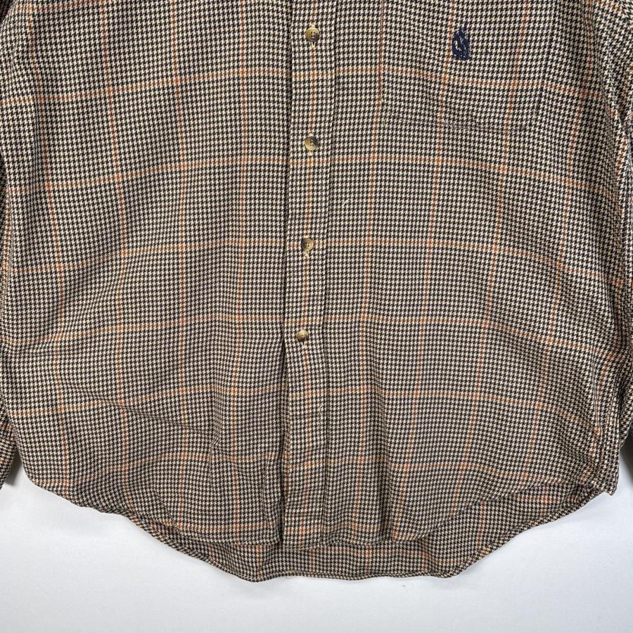 古着 90's/90年代 ノーティカ NAUTICA 長袖シャツ 千鳥柄