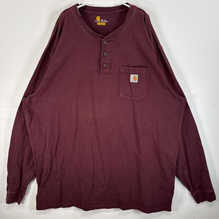 Carhartt（カーハート） 古着 長袖Tシャツ ヘンリーネック ワン 