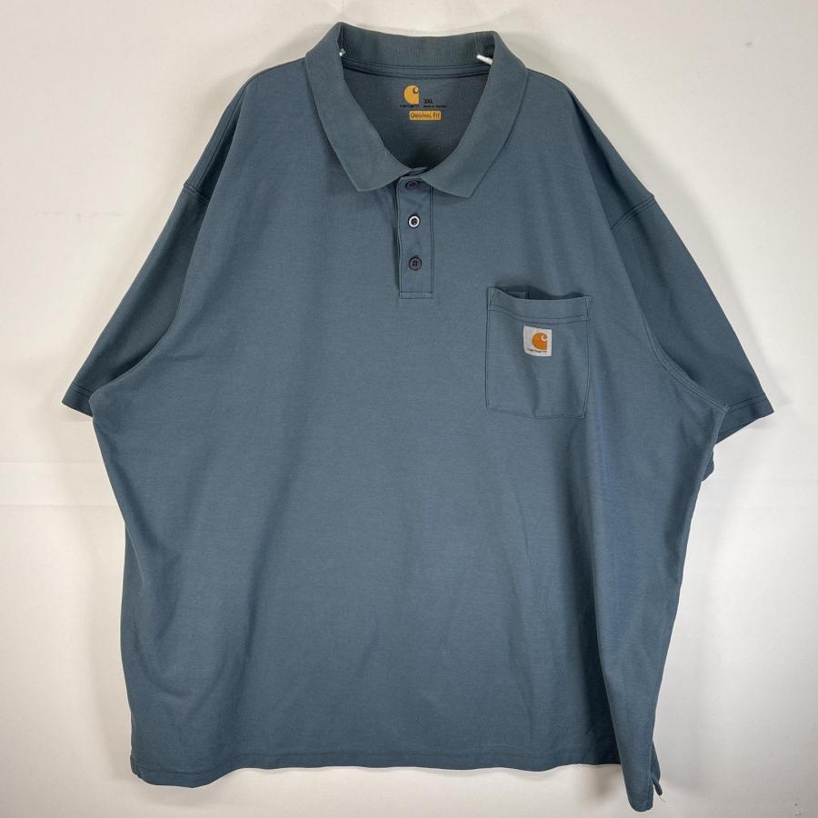 Carhartt（カーハート） 古着 半袖 ポロシャツ ワンポイント ロゴ 