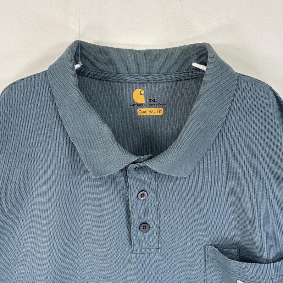 Carhartt（カーハート） 古着 半袖 ポロシャツ ワンポイント ロゴ 