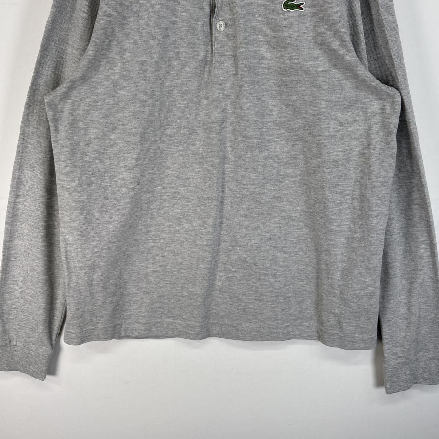 LACOSTE（ラコステ） 古着 長袖 ポロシャツ ワンポイント ロゴ 3ボタン 