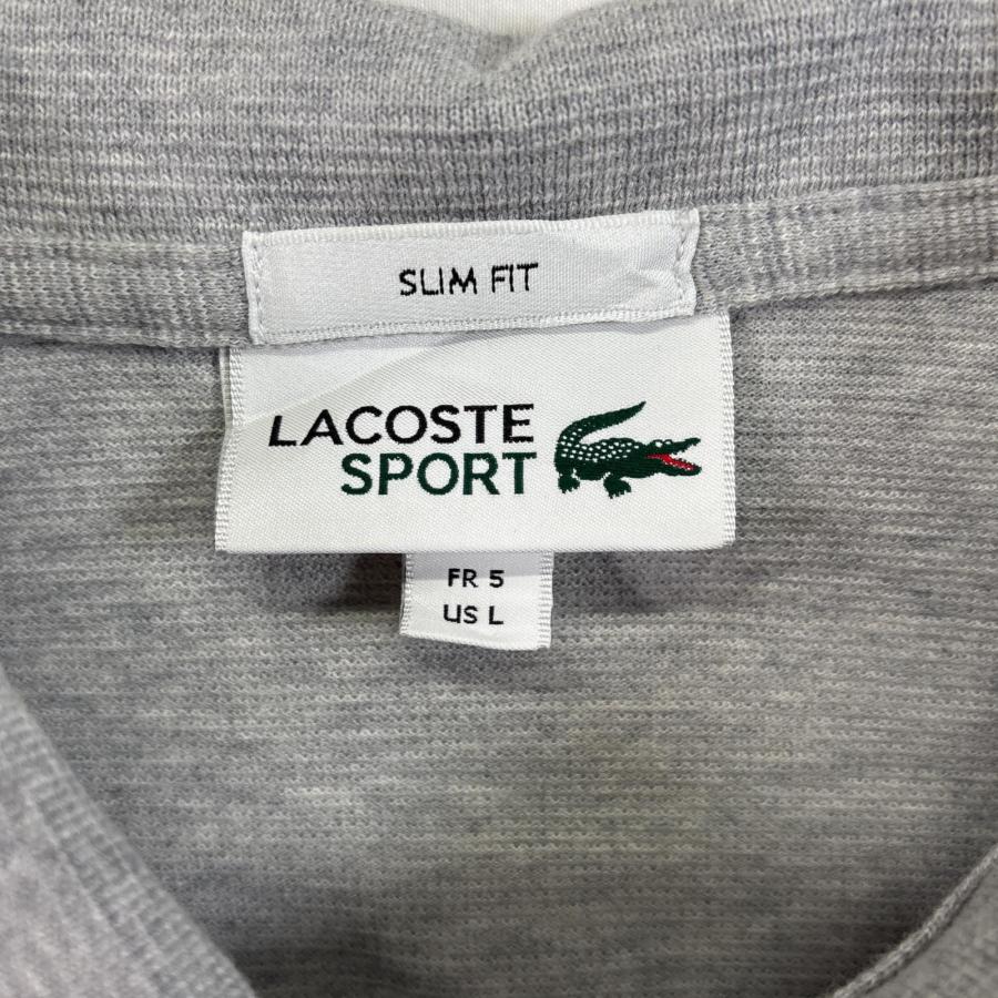 LACOSTE（ラコステ） 古着 長袖 ポロシャツ ワンポイント ロゴ 3ボタン 