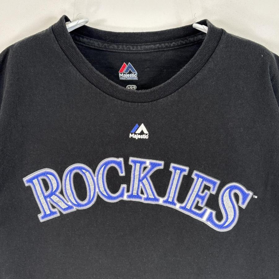 古着 マジェスティック MAJESTIC 半袖Tシャツ ラバープリント クルー