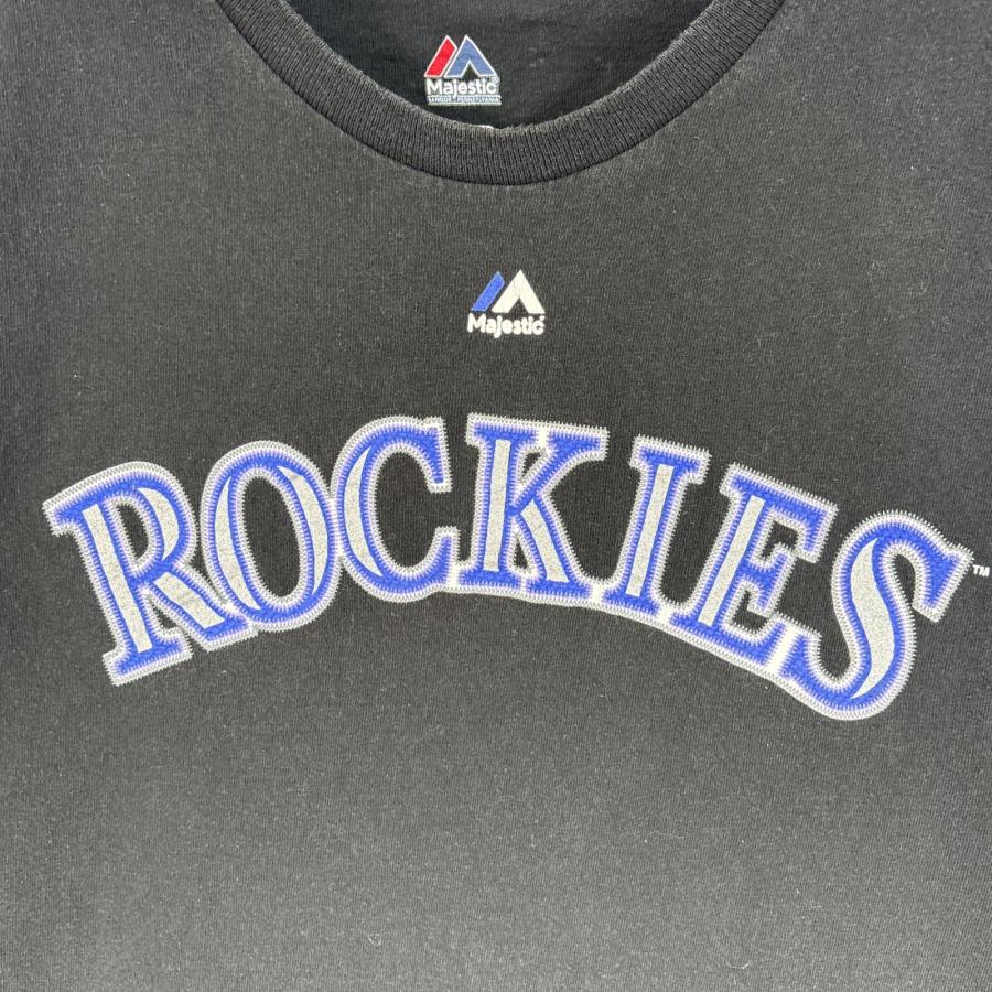 古着 マジェスティック MAJESTIC 半袖Tシャツ ラバープリント クルー