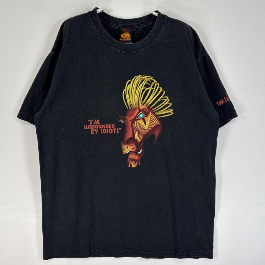 Disney（ディズニー） 古着 半袖Tシャツ 肉厚 フェード キャラクター
