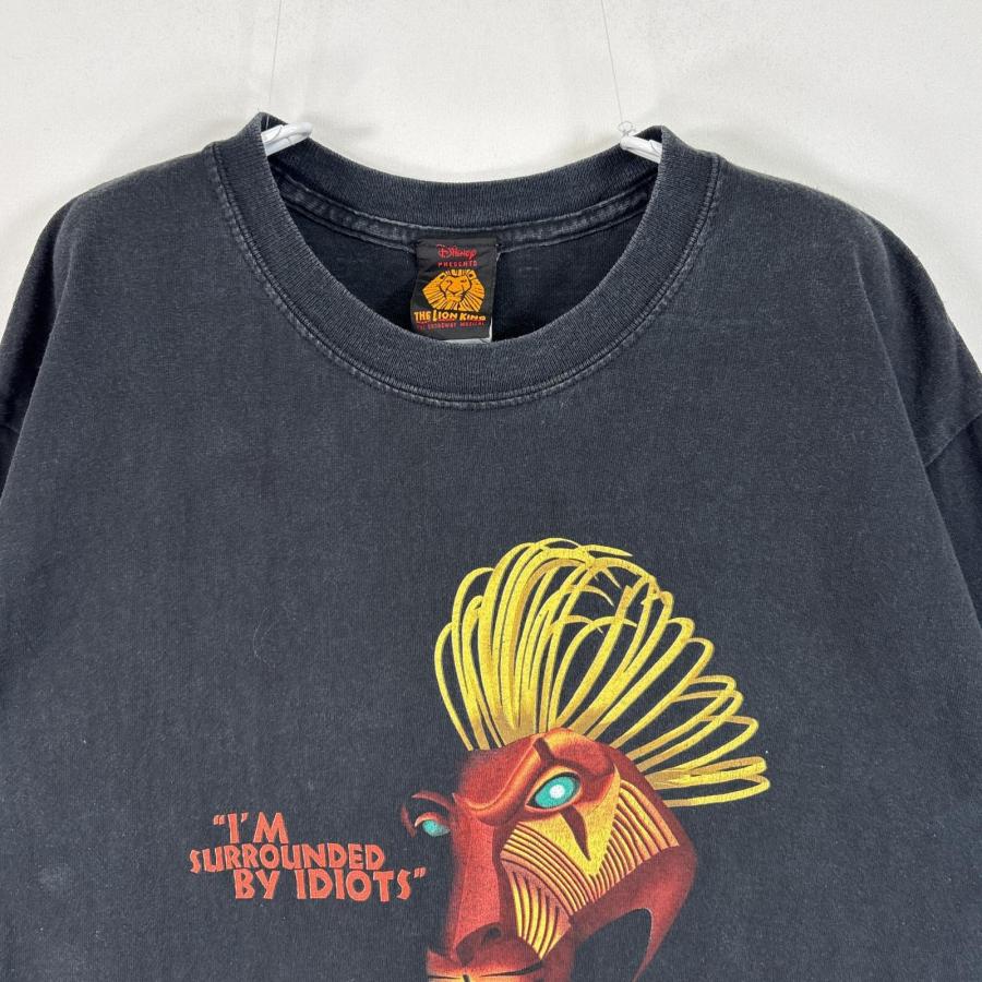 Disney（ディズニー） 古着 半袖Tシャツ 肉厚 フェード キャラクター