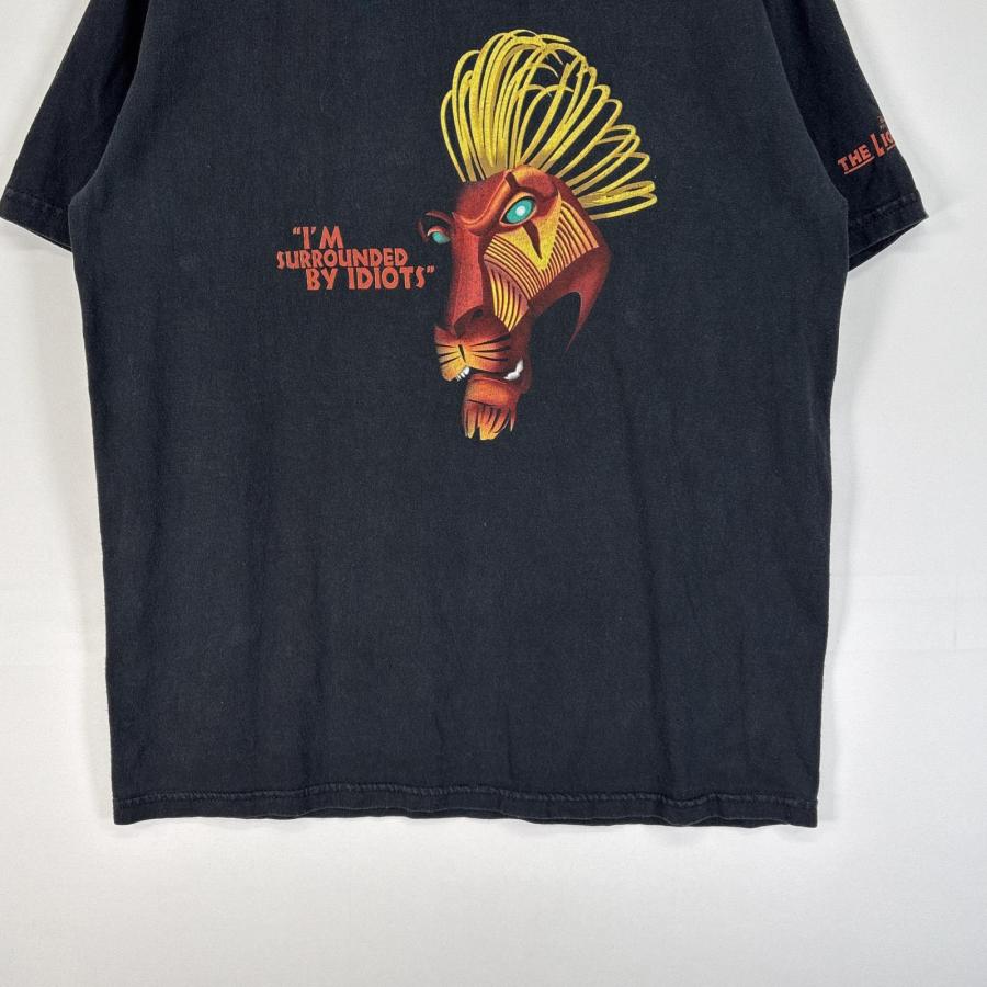 Disney（ディズニー） 古着 半袖Tシャツ 肉厚 フェード キャラクター