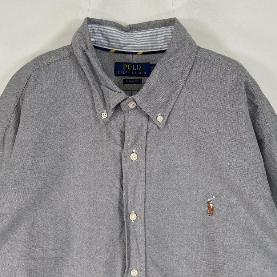 ラルフローレン CLASSIC FIT ボタンダウンシャツ ブラウス グレー POLO RALPH LAUREN（ポロ・ラルフローレン） 【並行輸入品】ラルフ