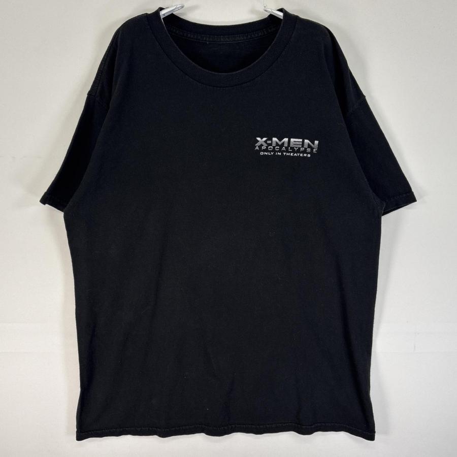 古着 X-MEN 半袖Tシャツ 両面 ラバープリント 映画 アポカリプス 肉厚