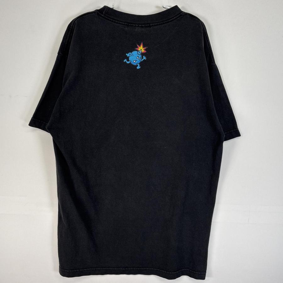古着 THE HUNDREDS 半袖Tシャツ 肉厚 フェード 大判 プリント イラスト