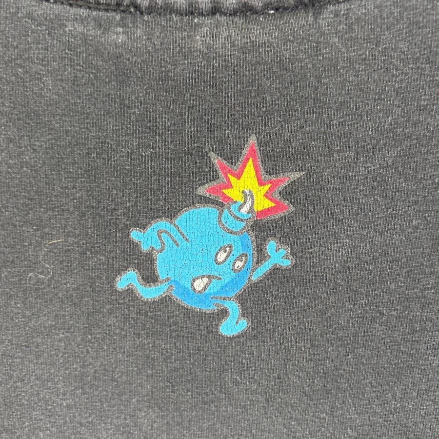 古着 THE HUNDREDS 半袖Tシャツ 肉厚 フェード 大判 プリント イラスト