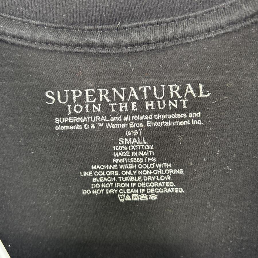 古着 スーパーナチュラル 半袖Tシャツ 大判 海外ドラマ S ブラック