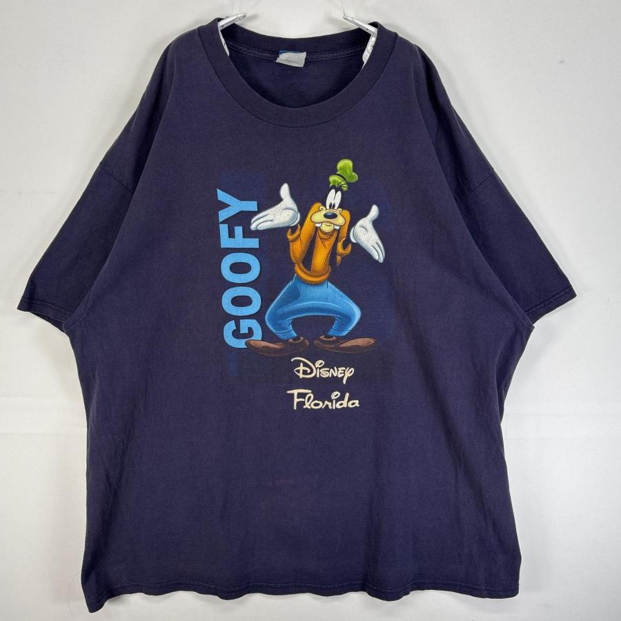 Disney（ディズニー） 古着 半袖Tシャツ フェード ラバープリント