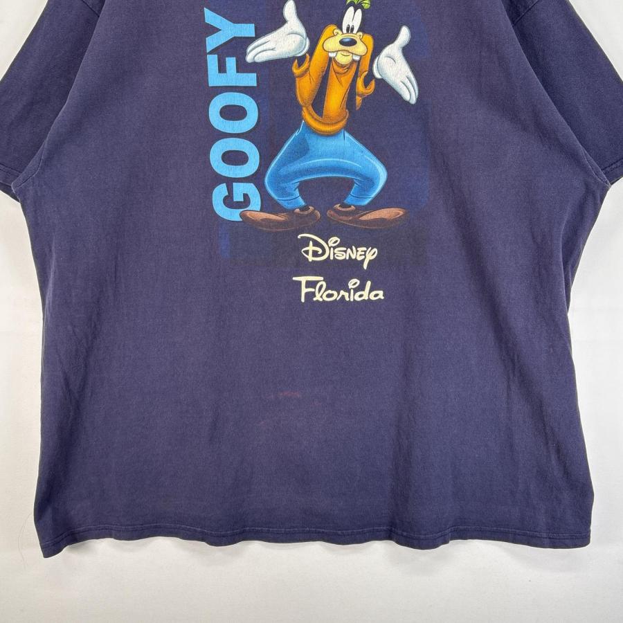 Disney（ディズニー） 古着 半袖Tシャツ フェード ラバープリント