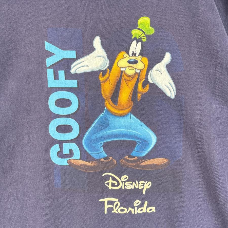 Disney（ディズニー） 古着 半袖Tシャツ フェード ラバープリント