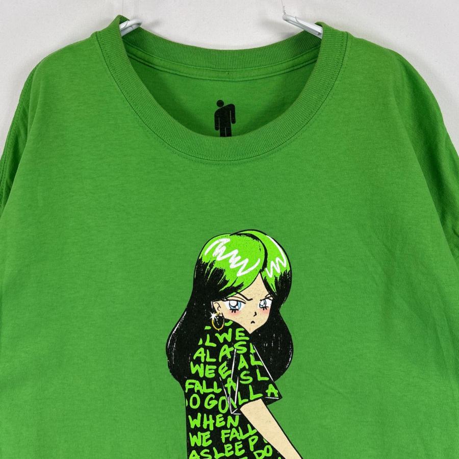 古着 ビリー・アイリッシュ 半袖Tシャツ キャラクター 大きいサイズ