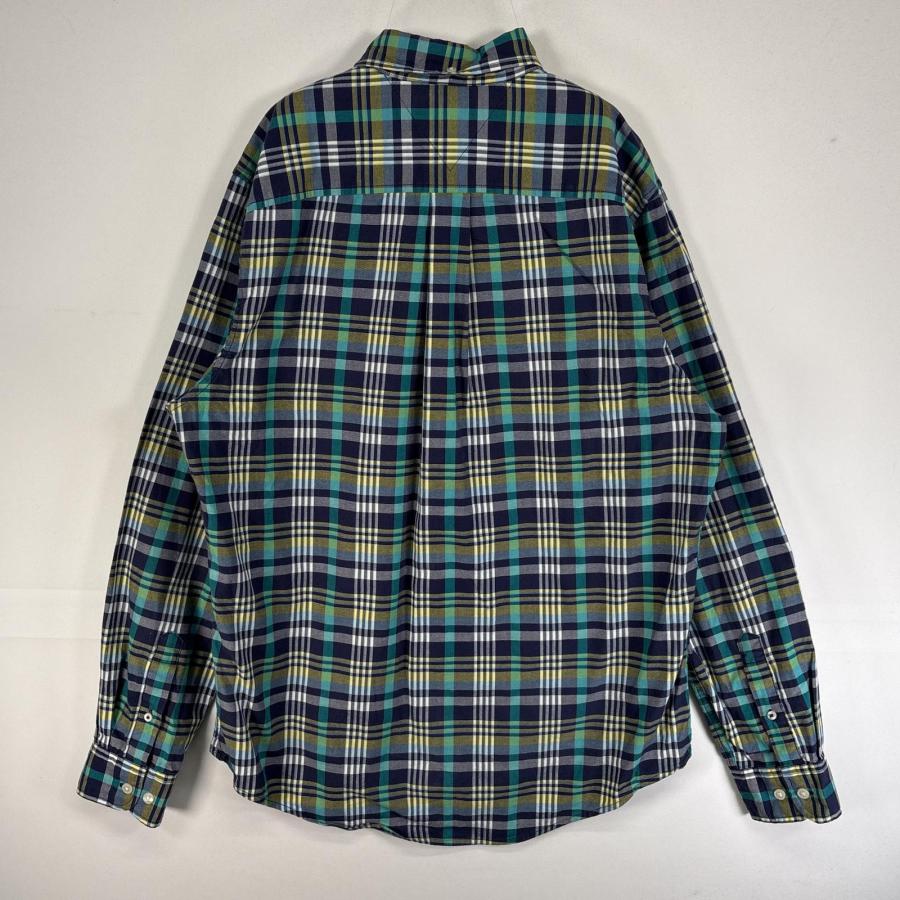 古着 トミーヒルフィガー TOMMY HILFIGER 長袖シャツ チェック ボタン