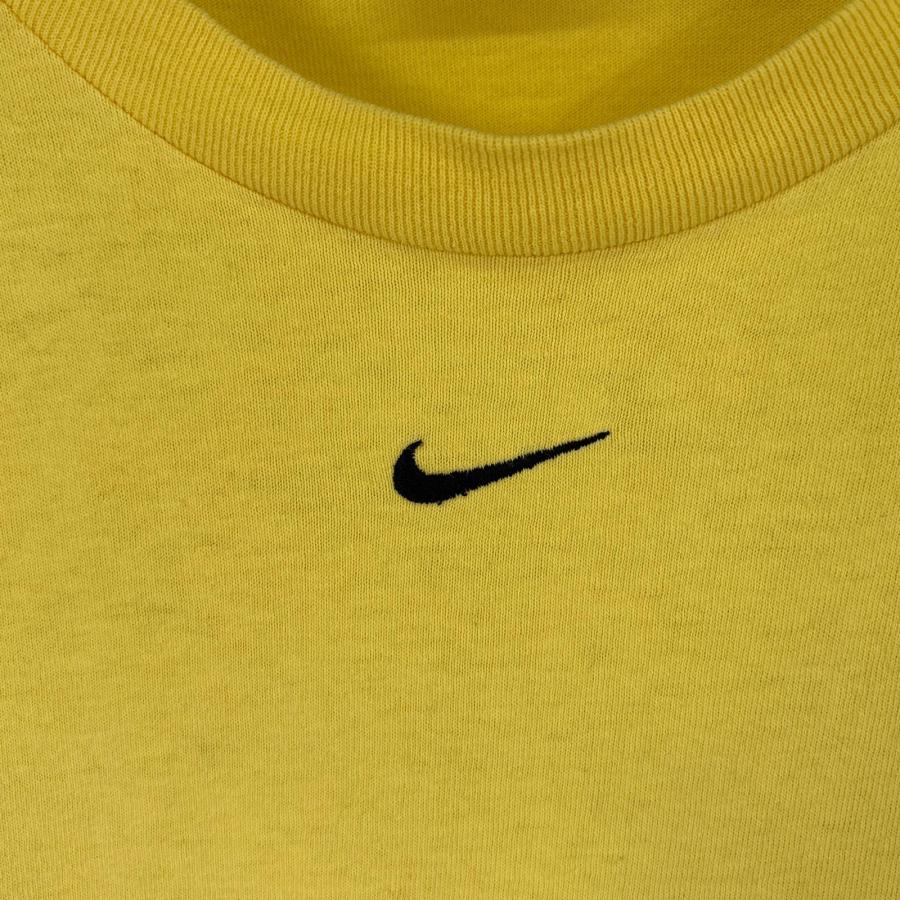 00s 90s NIKE Tシャツ センターロゴ 古着 90s NIKE フェイク パッチ ロゴ Tシャツ L 古着【30off】 - 古着