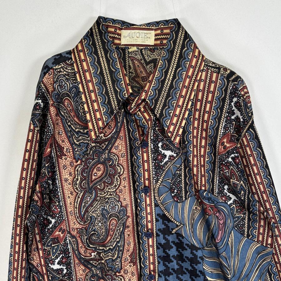古着 70's/70年代 ヴィンテージ AUGIE 長袖シャツ ネイティブ