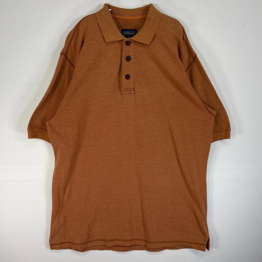 Patagonia 90s Thailand製雪なしタグ長袖ポロシャツ鹿の子L patagonia（パタゴニア） 古着 90's/90年代 鹿の子 半袖 ポロシャツ