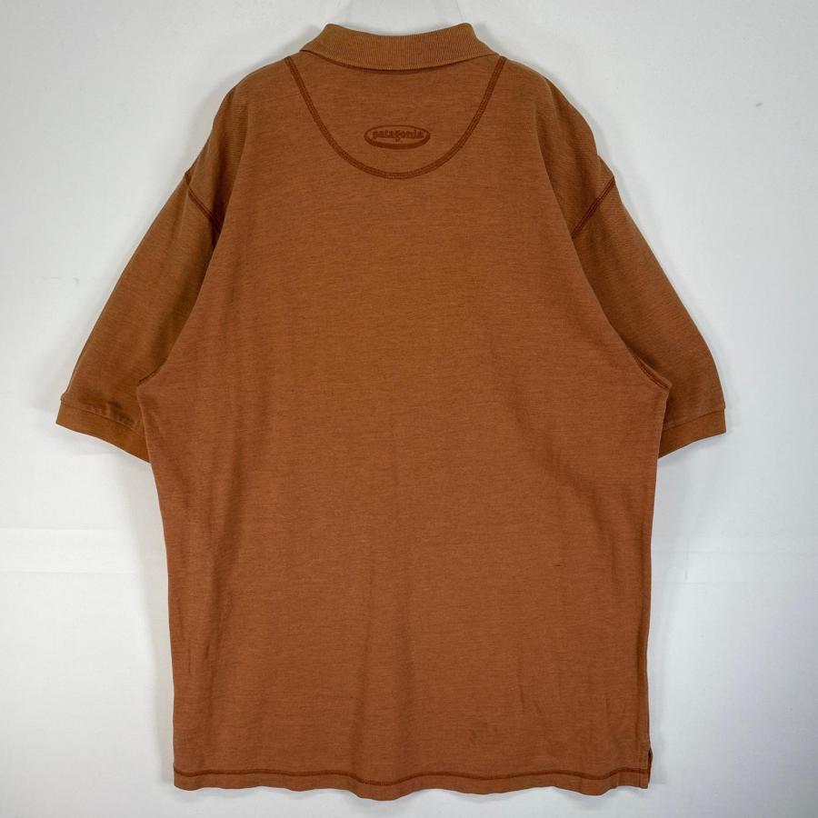patagonia 古着 90's/90年代 パタゴニア 鹿の子 半袖 ポロシャツ ロゴ