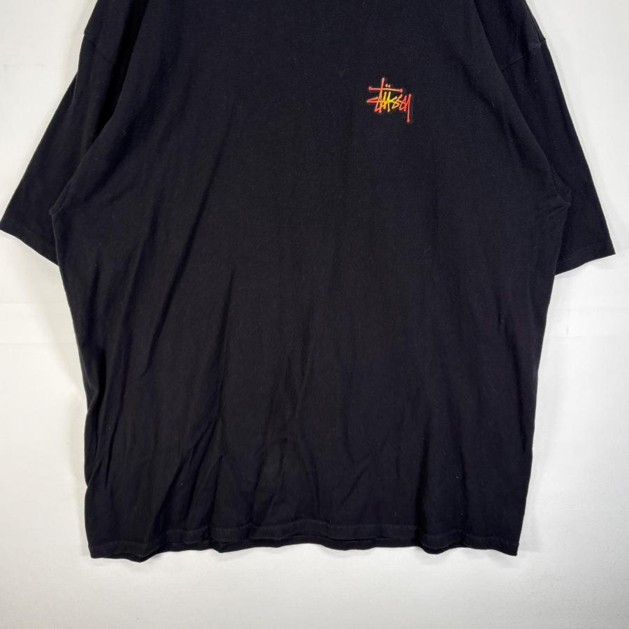 STUSSY（ステューシー） 古着 半袖Tシャツ 8ボール ファイヤーパターン